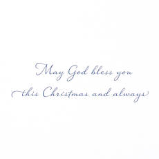 May God Bless You Nativity Religious Holiday Boxed Cards, 14-Count Image 3