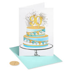 Many Wonderful Gifts 90th Birthday Greeting Card Image 4