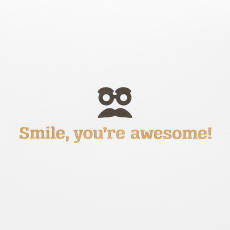 Smile You're Awesome Dog Birthday Greeting Card Image 3