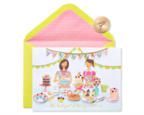 Baking Sisters Birthday Greeting Card