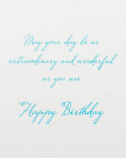 Sandcastle Birthday Greeting Card Image 1