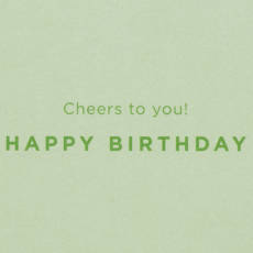 Cheers to You Birthday Greeting Card - Designed by Judith Leiber Image 3