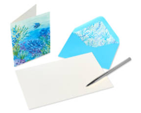 Into the Blue Boxed Blank Note Cards with Envelopes 20-Count- Designed by Bella PilarImage 5