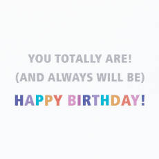 You Always Will Be Gaymazing Birthday Greeting Card for LGBTQIA+ Image 3