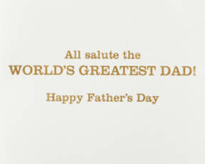 All Salute Father's Day Greeting CardImage 2