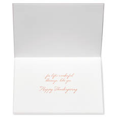 Thankful Thanksgiving Greeting Card Image 2