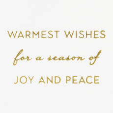 Joy and Peace Christmas Greeting Card Image 4