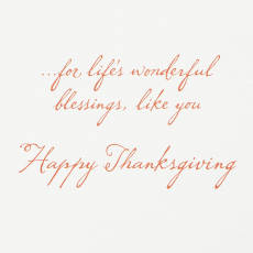 Thankful Thanksgiving Greeting Card Image 3