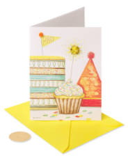 Surrounded By Laughter and Good Friends Birthday Greeting Card - designed by Bella PilarImage 2