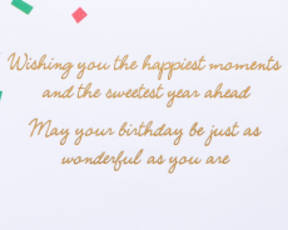 Sisters Little Notes Birthday Greeting Card Image 2