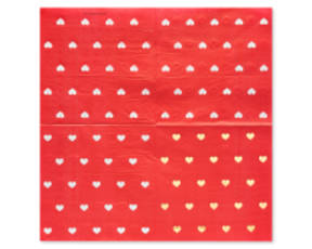 Valentine's Day Heart Lunch Napkins 20-CountImage 2