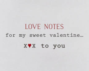 Love Notes Romantic Valentine's Day Greeting Card Image 3