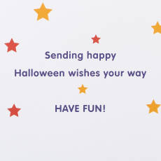 Hello Kitty Witch Hello Kitty Halloween Greeting Card Image 3