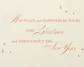 Peace and Happiness Christmas Boxed Cards, 12-Count Image 3