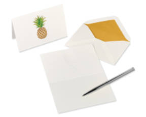 Pineapple Blank Cards with Envelopes 16-CountImage 3