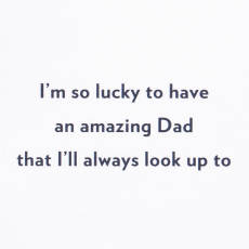 I'm So Lucky Dog Father's Day Greeting Card for Dad Image 3