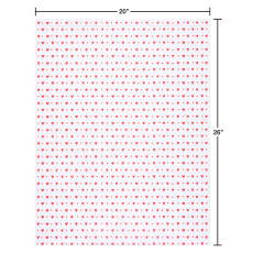 Hearts and Stripes Valentine's Day Tissue Paper, 9 Sheets Image 4