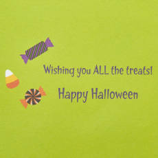 Candy Bucket Halloween Greeting Card Image 3