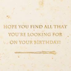 Find All That You're Looking For Blank Harry Potter Birthday Greeting Card Image 3