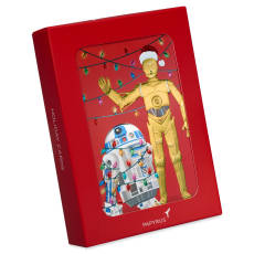 Droids to the World Star Wars Holiday Boxed Cards, 12-Count Image 7