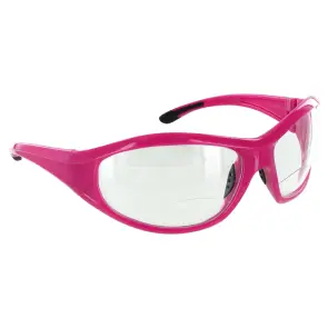 Pink safety glasses