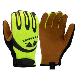 Pyramex GL104HT A1 Cut Resistant High Vis Work Gloves
