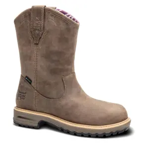 Timberland PRO Women's Ashlar Waterproof Alloy-Toe Pull-On Work Boots