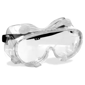 Rugged Blue Anti-Fog Safety Goggles