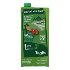 Straightbackimage for Pacific Foods® Organic Roasted Red Pepper and Tomato Soup, 32 oz Carton (Case of 12)