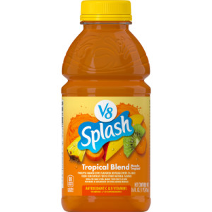 V8 Splash® Tropical Blend Flavored Juice Beverage, 16 fl oz Bottle (12 Pack)