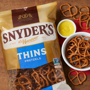 Styledimage for Snyder’s of Hanover® Pretzels, Thins Pretzels, Family Size Bag, 16 Oz