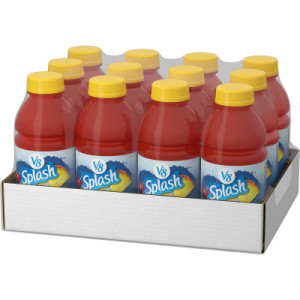 Closecaseimage for V8 Splash® Fruit Medley Flavored Juice Beverage, 16 fl oz Bottle (12 Pack)