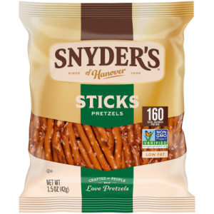 Snyder’s of Hanover Pretzel Sticks, 1.5 Oz Bag