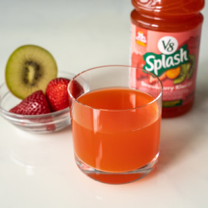 Styledimage for V8 Splash® Strawberry Kiwi Flavored Juice Beverage, 16 fl oz Bottle (12 Pack)