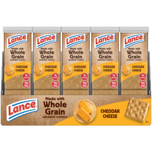 Cheddar Cheese Crackers with Whole Grain
