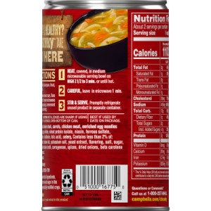 Straightbackimage for Campbell’s® Chunky® Soup, Healthy Request® Chicken Noodle Soup, 18.8 Oz Can (Case of 12)