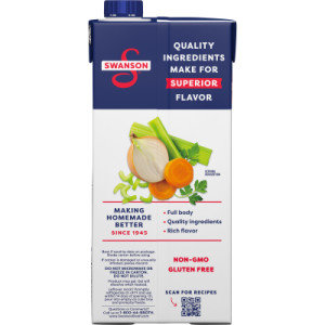 Straightbackimage for Swanson® 100% Natural Vegetable Stock, 32 oz Carton (12 Pack)