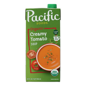 Pacific Foods® Organic Creamy Tomato Soup, 32 oz Carton (Case of 12)