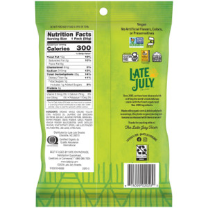 Straightbackimage for Late July Snacks, Jalapeño Lime Tortilla Chips, 2 Oz Snack Bag