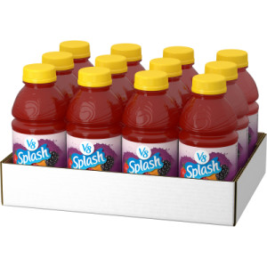 Opencaseimage for V8 Splash® Berry Blend Flavored Juice Beverage, 16 fl oz Bottle (12 Pack)