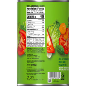 Straightbackimage for V8® Original 100% Vegetable Juice, 46 fl oz Can (12 Pack)