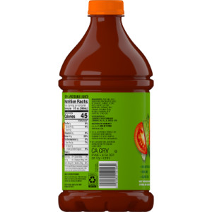 Straightbackimage for V8® Spicy Hot 100% Vegetable Juice, 46 fl oz Bottle (6 Pack)