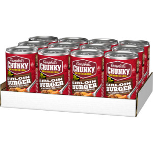 Opencaseimage for Campbell’s® Chunky® Soup, Sirloin Burger With Country Vegetables Beef Soup, 18.8 oz Can