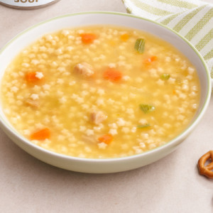 Styledimage for Campbell’s® Sipping Soup, Chicken Soup & Star Shaped Pasta, 10.75 Oz Microwavable Cup (Case of 8)