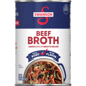 Swanson® 100% Natural Beef Broth, 14.5 Oz Can (Pack of 24)