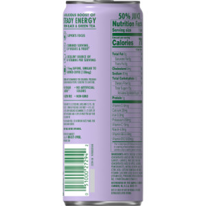 Straightbackimage for V8 +Energy® Pomegranate Blueberry Juice Energy Drink, 11.5 fl oz Can (12 Pack)