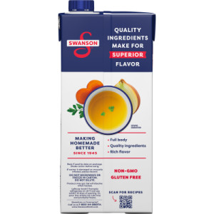 Straightbackimage for Swanson® 100% Natural Unsalted Chicken Broth, 32 oz Carton (12 Pack)
