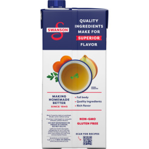 Straightbackimage for Swanson® 100% Natural Chicken Broth, 32 oz Carton (12 Pack)