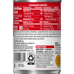 Straightbackimage for Campbell’s® Condensed Cheddar Cheese Soup, 10.5 oz Can (12 Pack)
