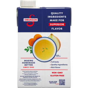 Straightbackimage for Swanson® Natural Goodness® Lower Sodium Chicken Broth, 48 oz Carton (8 Pack)